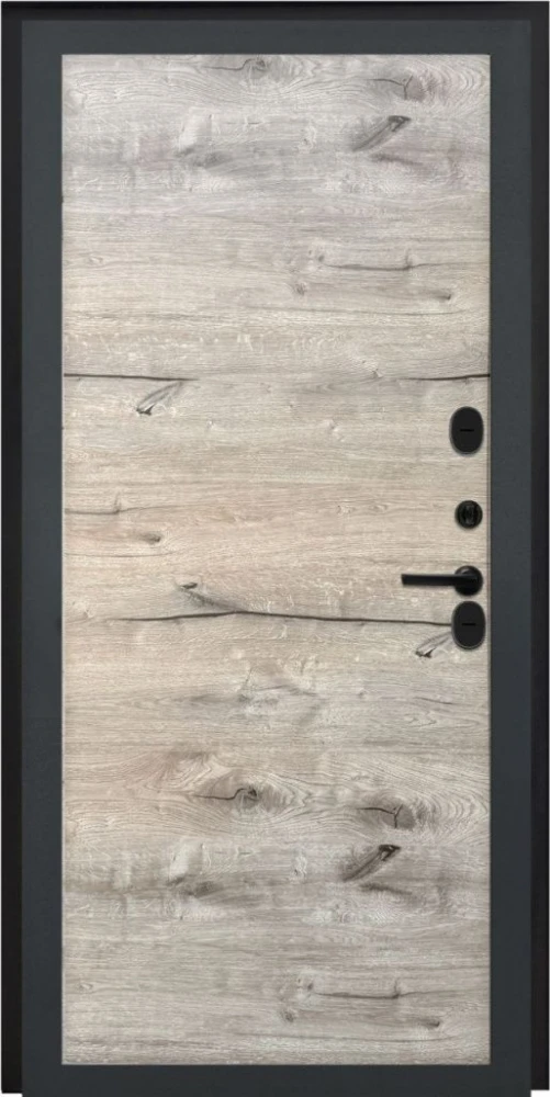 Входная дверь ДвериПРО Д-68 Без фрезеровки Дуб пацифик горизонт DPRO204726 внутренняя сторона