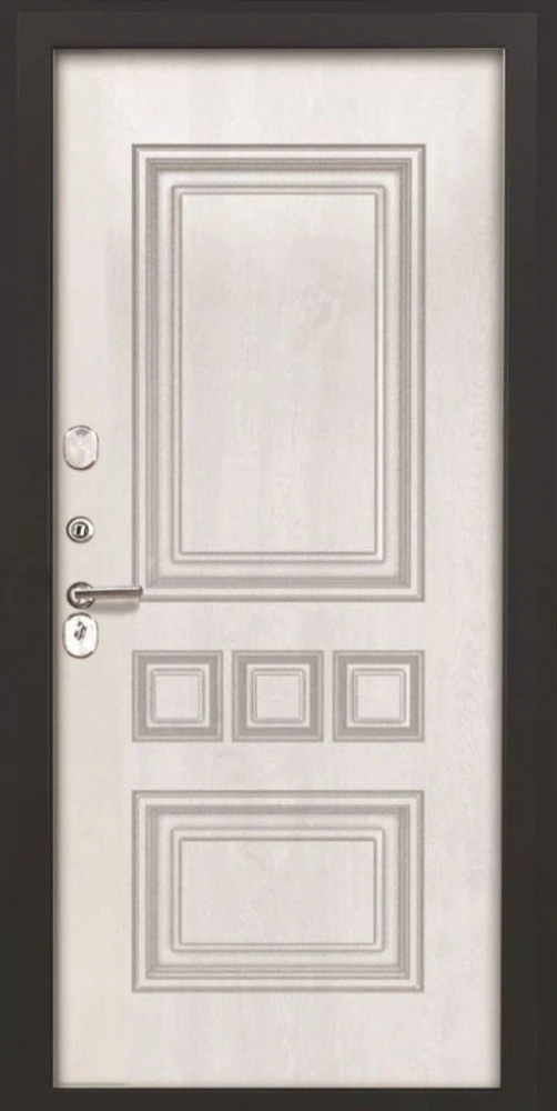 Входная дверь ДвериПРО L Термо фл-608 винорит white DPRO220765 внутренняя сторона